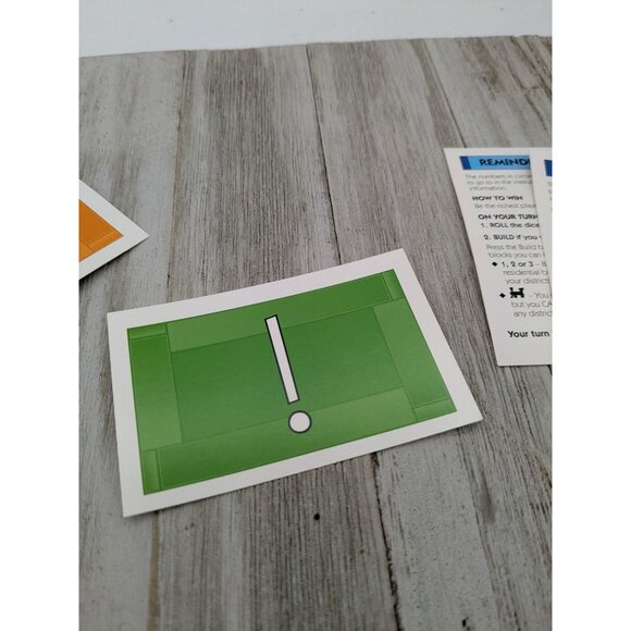Monopoly City Replacement Cards Chance 1 Rent Dodge And 6 Reminder Cards - Picture 3 of 6